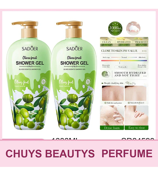 Gel de Ducha Con Perfume De Oliva De 1000ml