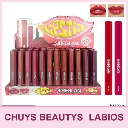 Lapiz Labial Con 12 Colores - Chuys Beautys | Chuy's Beautys