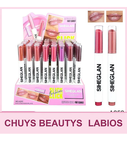 Labial De 8 Colores A252