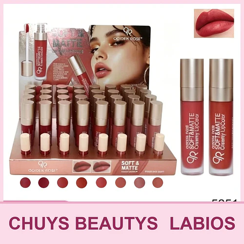 Brillo de Labios Cremoso Efecto Matte 6 Colores - Chuys Beautys | Chuy's Beautys