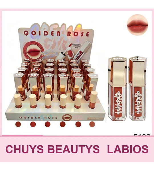 Brillo de Labios Matte 6 Colores
