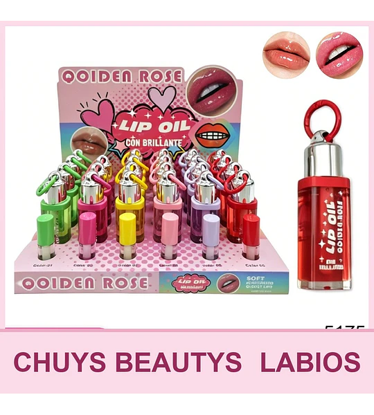 Aceite De Labios Con Glitter