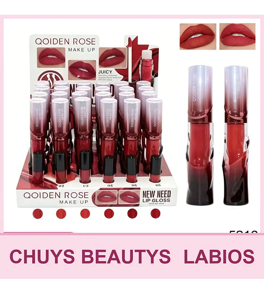 Brillo de Labios Juicy Efecto Matte 6 Colores