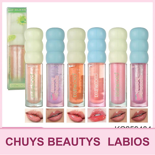 Brillo Labial 6 Colores Fruit Party - Chuys Beautys | Chuy's Beautys