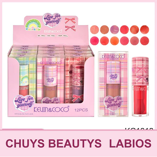 Brillo De Labios 12 Tonos - Chuys Beautys | Chuy's Beautys