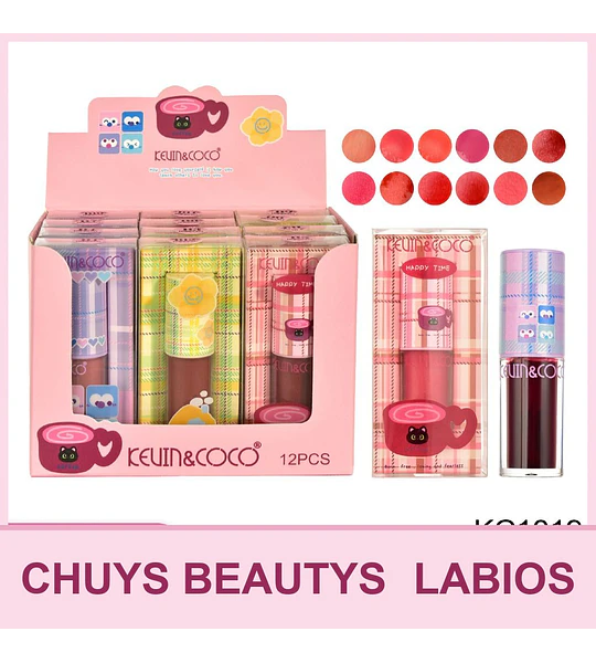 Brillos de Labiales de Coffe Time