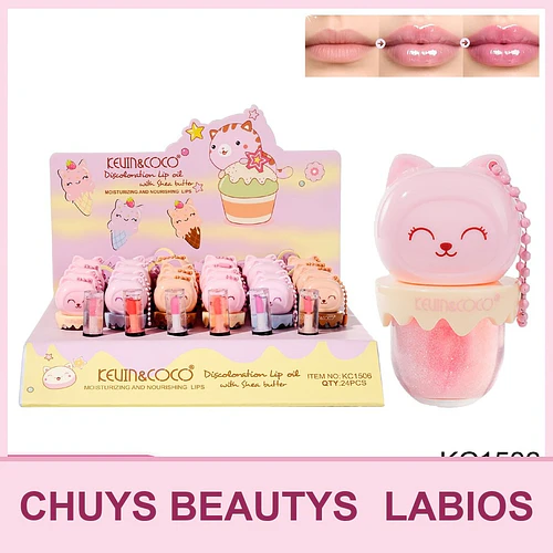 Aceite Labial Mágico De Gatito - Chuys Beautys | Chuy's Beautys