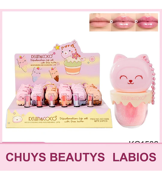 Aceite Labial Mágico De Gatito
