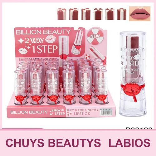 Labial Mate Efecto Sedoso con Brillo - Chuys Beautys | Chuy's Beautys