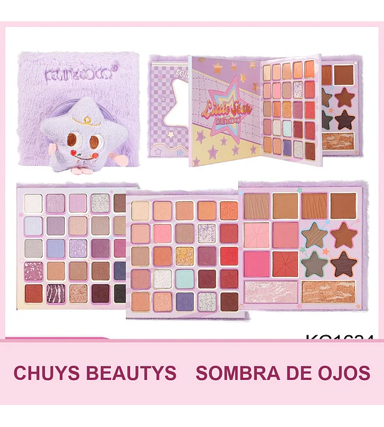 Paleta De Sombras Cloud Fairy Star De 64 Colores