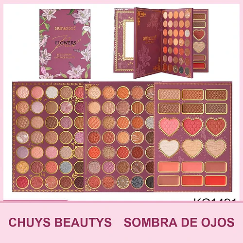 Sombra De Ojos Honey Crystal De 88 Colores - Chuys Beautys | Chuy's Beautys