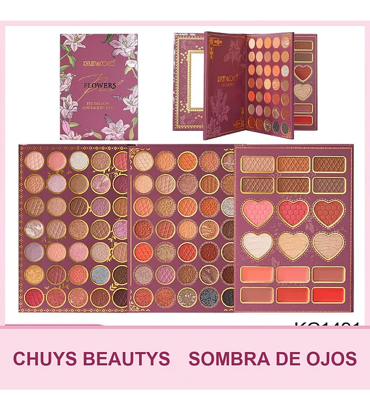 Sombra De Ojos Honey Crystal De 88 Colores