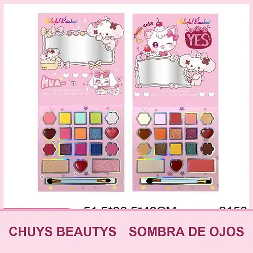 Paletas De Sombras Para Niñas De 18 Colores 2150 - Chuys Beautys | Chuy's Beautys