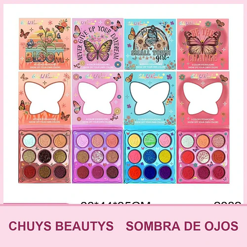 Paletas De Sombras De 9 Colores 2082 - Chuys Beautys | Chuy's Beautys