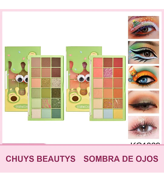 Paleta De Sombras Cute Palta De 18 Colores