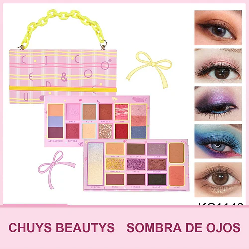 Paleta De Sombras De 26 Colores KC1146 - Chuys Beautys | Chuy's Beautys