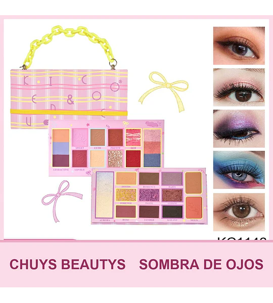 Paleta De Sombras De 26 Colores KC1146