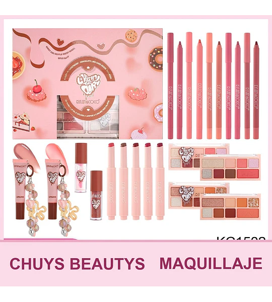 Set De Maquillaje Love Is In The Air De 16Pcs