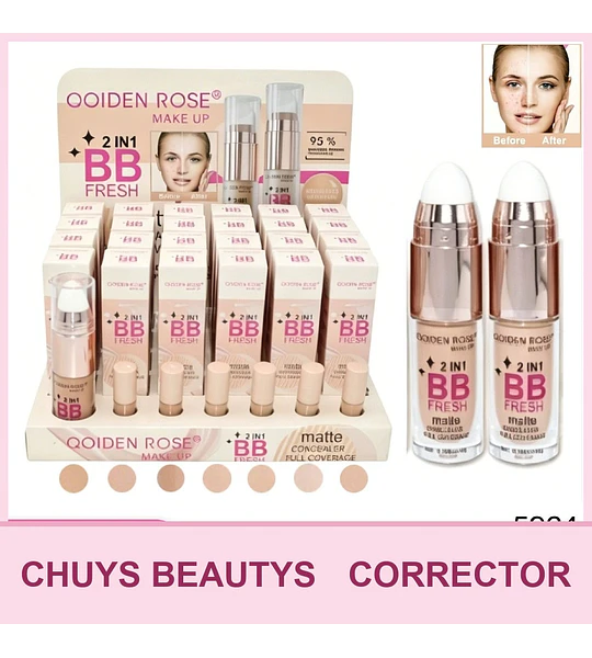 Corrector Liquido 6 Colores