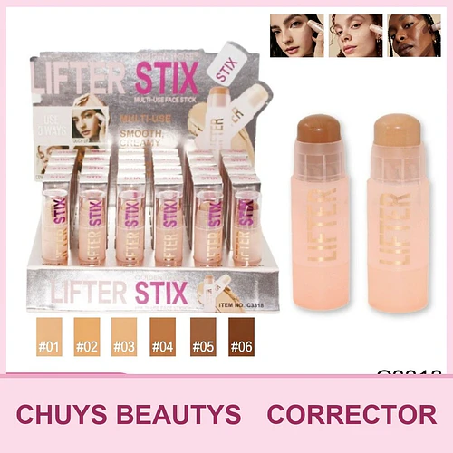 Corrector en Barra 6 Colores - Chuys Beautys | Chuy's Beautys