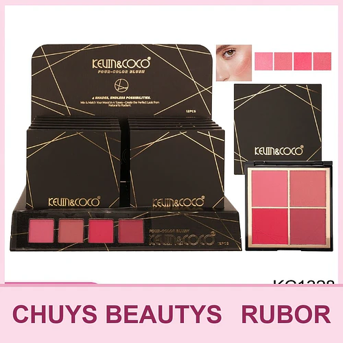 Paleta De 4 Rubores KC1328 - Chuys Beautys | Chuy's Beautys
