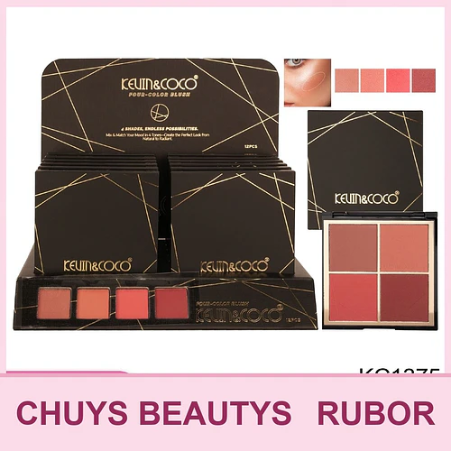 Paleta De 4 Rubores KC1375 - Chuys Beautys | Chuy's Beautys