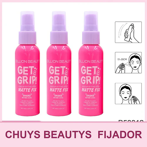 Spray Fijador de Maquillaje Efecto Mate - Chuys Beautys | Chuy's Beautys