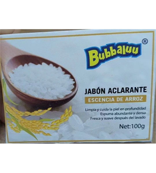 BUBBALUU Jabon de Arroz