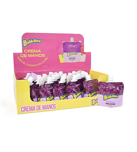 Crema de Manos BUBBALUU Uva