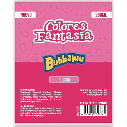 Colores Fantasía Fucsia - Chuys Beautys | Chuy's Beautys