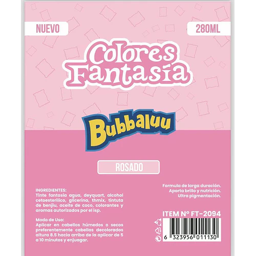 Colores Fantasía Rosado - Chuys Beautys | Chuy's Beautys