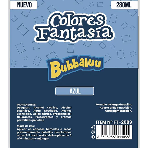 Colores Fantasía Azul - Chuys Beautys | Chuy's Beautys