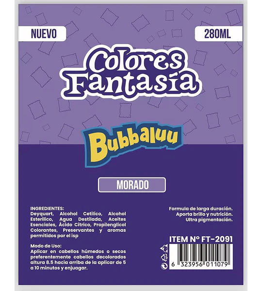 Colores Fantasía Morado