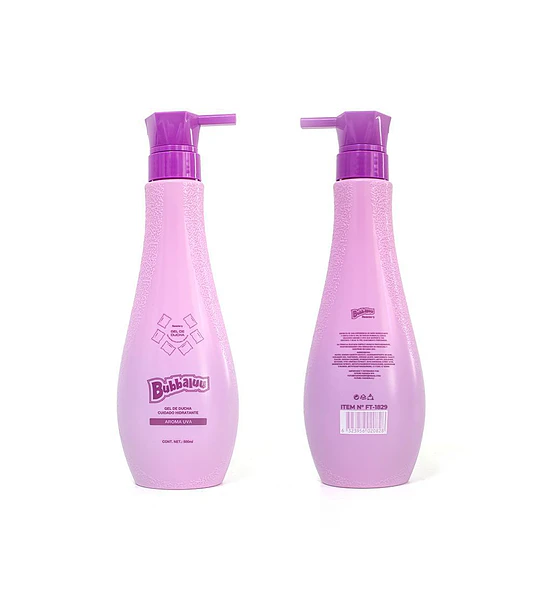Gel de Ducha BUBBALUU Uva 500ml