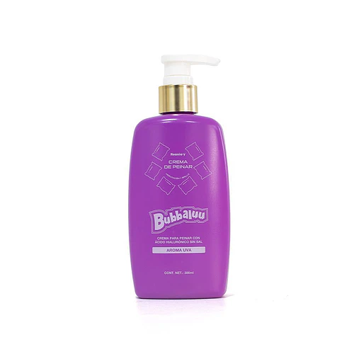 Crema de Peinar BUBBALUU Uva 300ml - Chuys Beautys | Chuy's Beautys