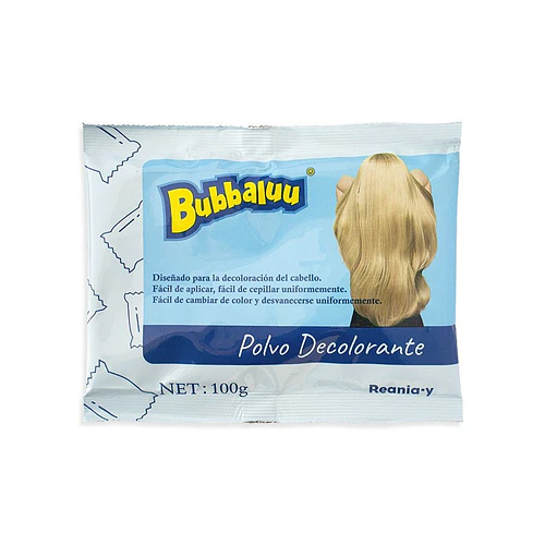 Polvo Decolorante BUBBALUU 100gr - Chuys Beautys | Chuy's Beautys
