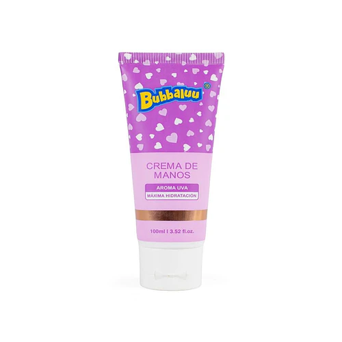 Crema de Manos Uva BUBBALUU 100ml - Chuys Beautys | Chuy's Beautys
