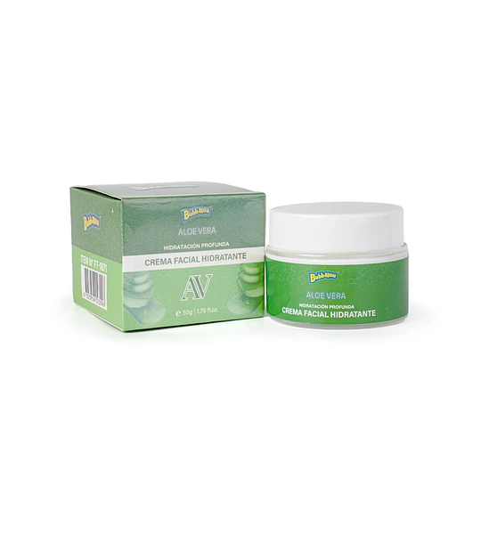 Crema Facial Hidratante Aloe Vera BUBBALUU