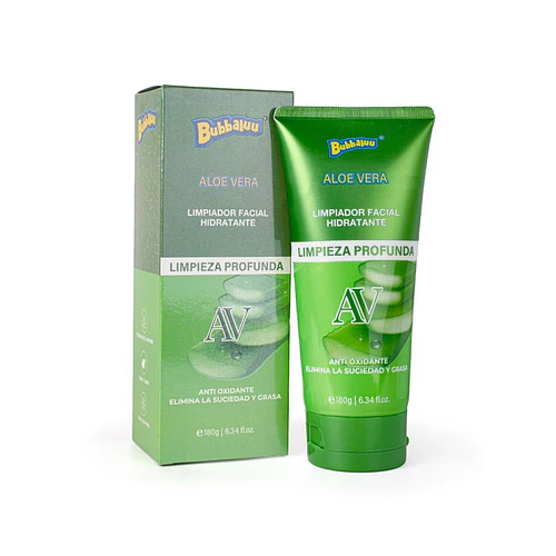 Limpiador Facial Aloe Vera BUBBALUU - Chuys Beautys | Chuy's Beautys