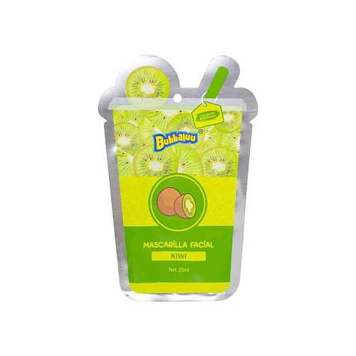 Mascarilla Facial Kiwi BUBBALUU - Chuys Beautys | Chuy's Beautys