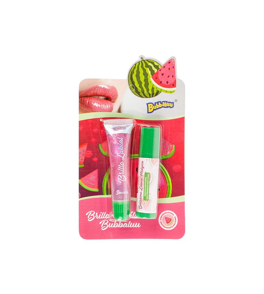 Duo de Bálsamo Labial Sandia BUBBALUU