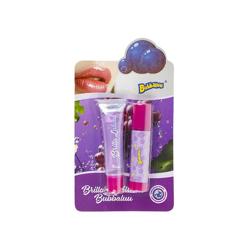Duo de Bálsamo Labial Uva BUBBALUU - Chuys Beautys | Chuy's Beautys