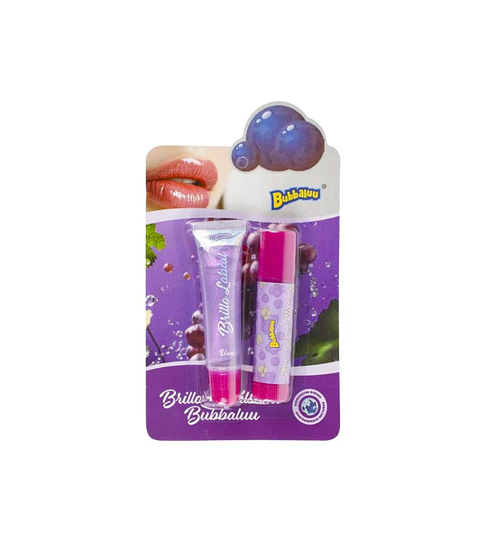 Duo de Bálsamo Labial Uva BUBBALUU