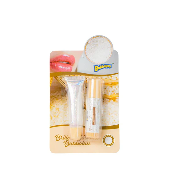 Duo de Bálsamo Labial Arroz BUBBALUU
