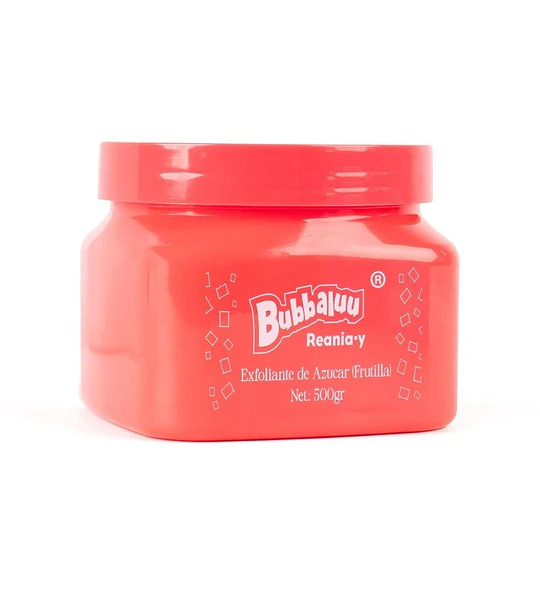 Exfoliante de Azucar Aroma Frutilla BUBBALUU
