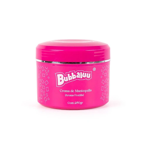 Crema de Mantequilla Frutilla BUBBALUU - Chuys Beautys | Chuy's Beautys