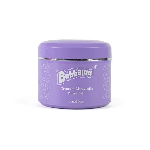 Crema de Mantequilla Uva BUBBALUU - Chuys Beautys | Chuy's Beautys