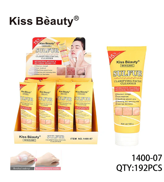 Limpiador Facial Clarificante con Azufre Kiss Beauty Skin Clinic