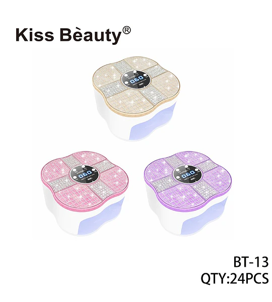 Lámpara de Uñas UV/LED Digital Kiss Bèauty con Diseño Brillante