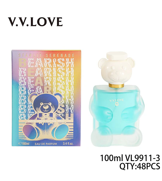 Eau de Parfum V.V. Love Starlit Serenade Bearish, fragancia dulce 100ml